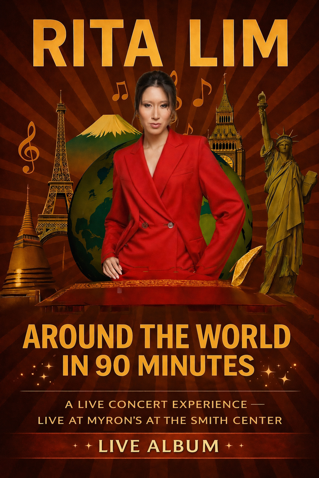 AROUND THE WORLD IN 90 min live at Myron’s