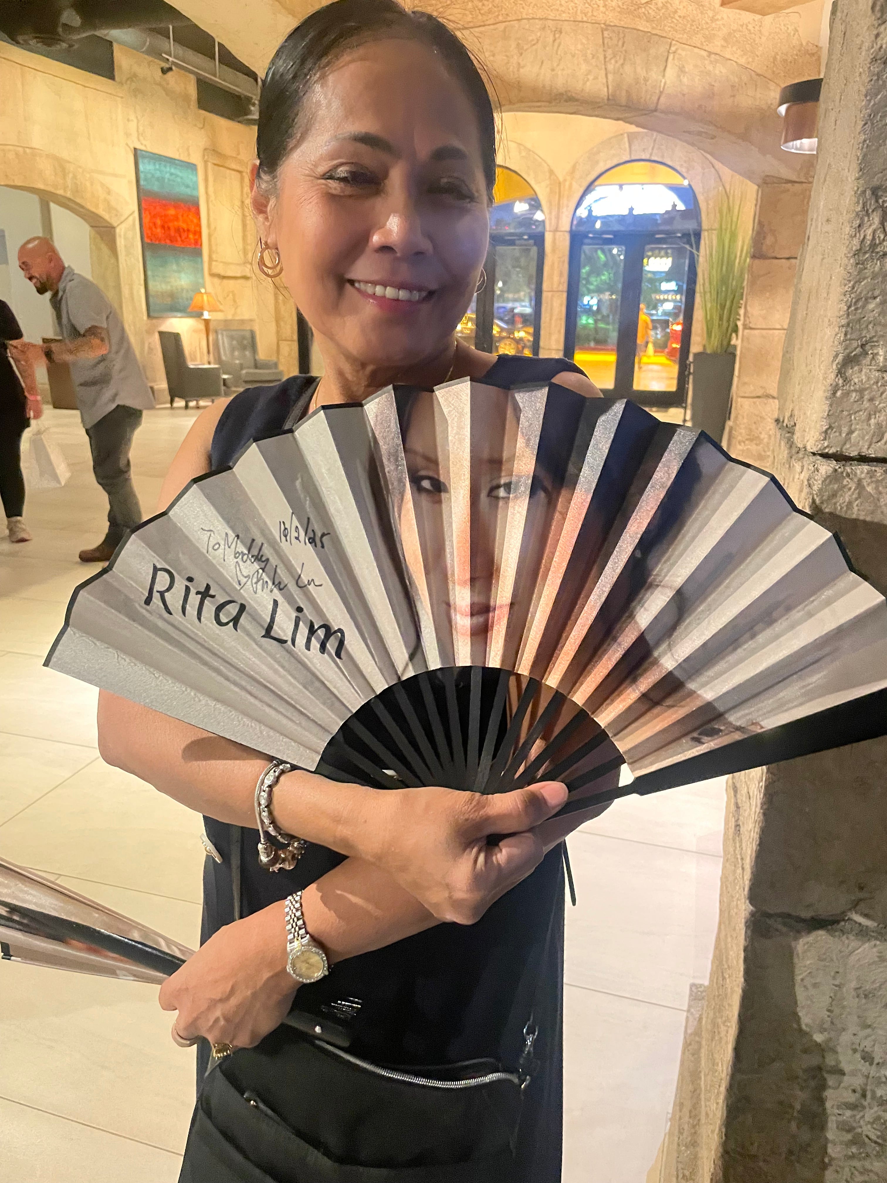 Rita Lim signature Hand Fan