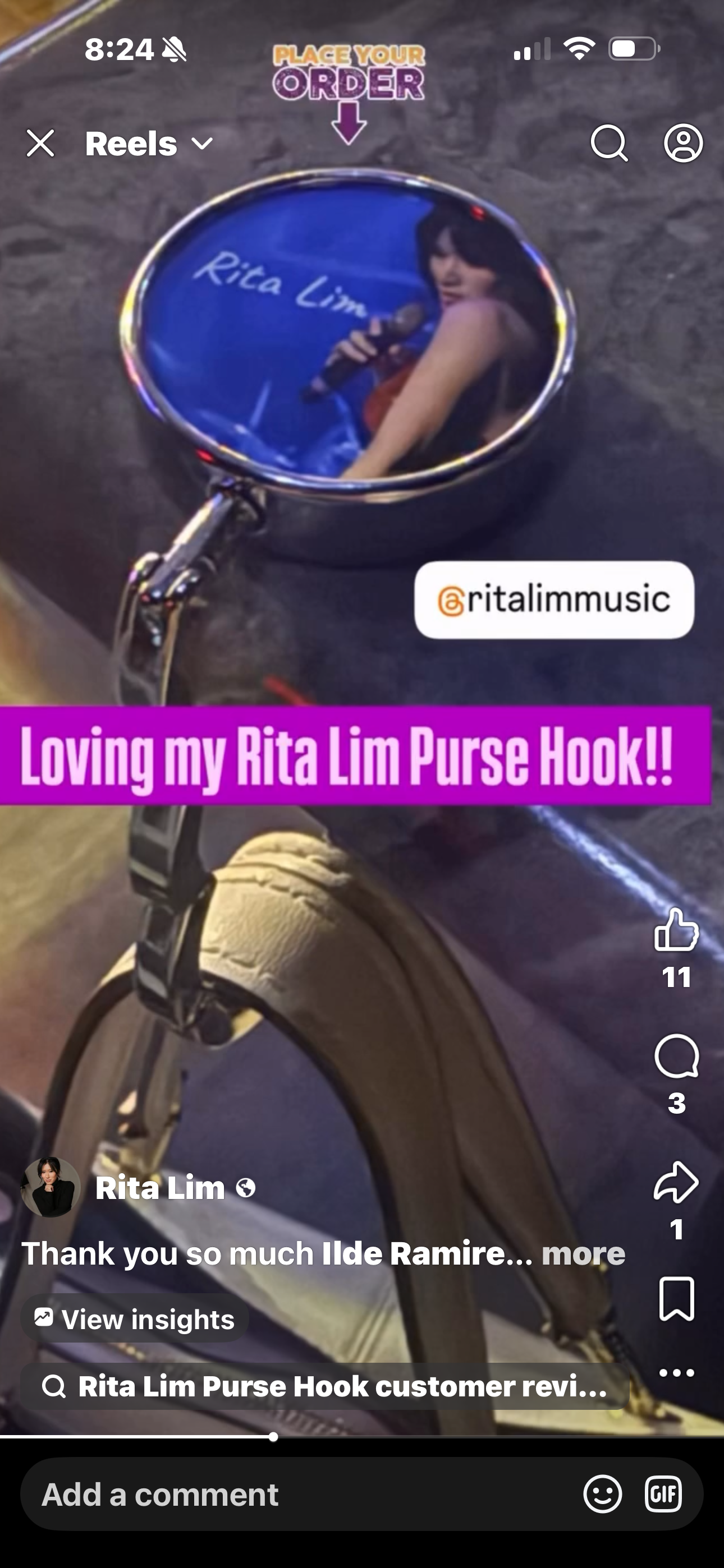 Purse Holder