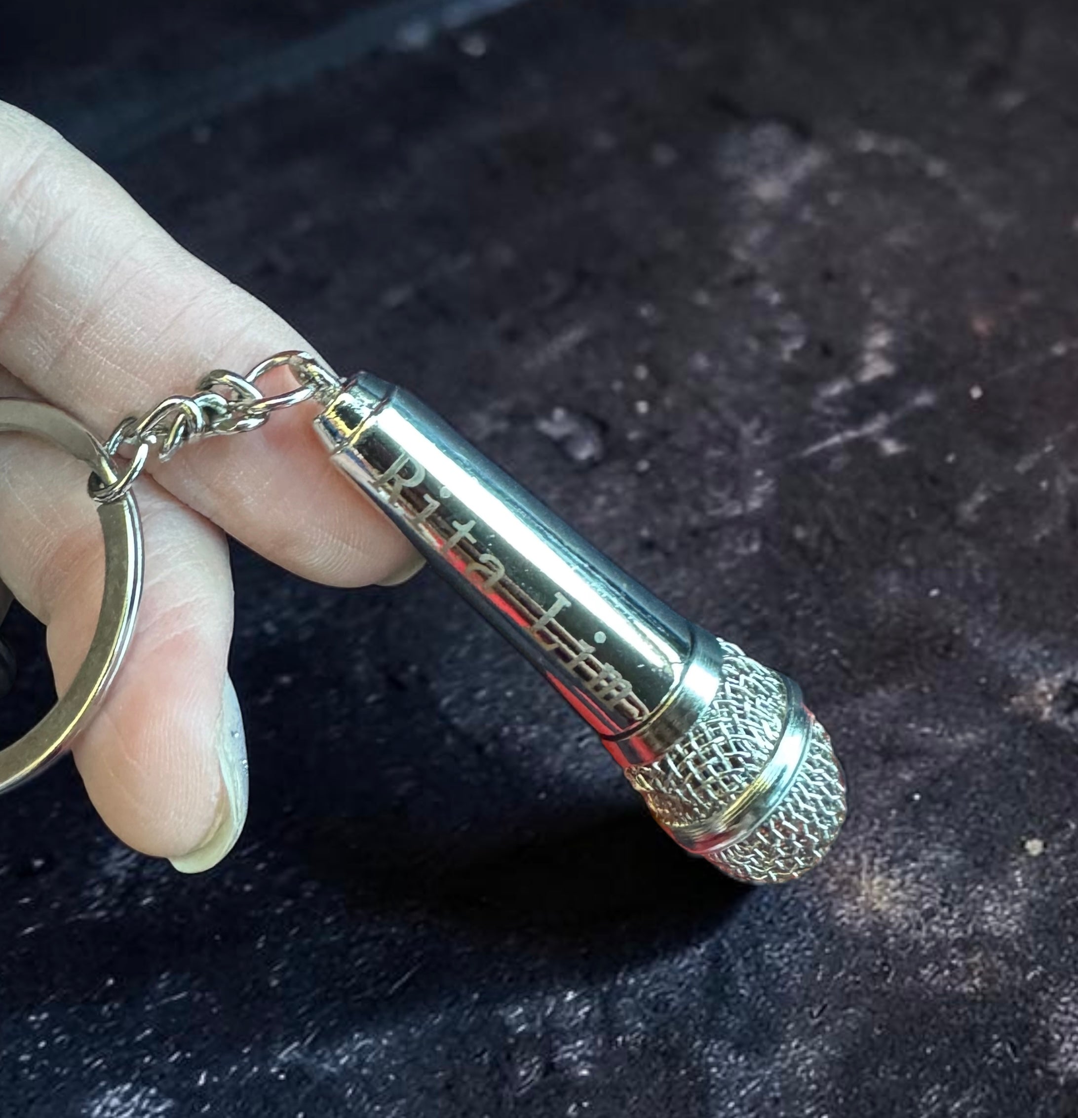 Rita Lim Mini Microphone Keychain